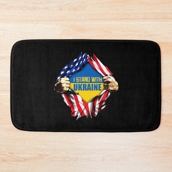 Item preview, I Stand With Ukraine, USA Supports Ukraine Blue An designed and sold by LeonatBiader.