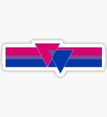 Bisexual Pride Symbol Sticker