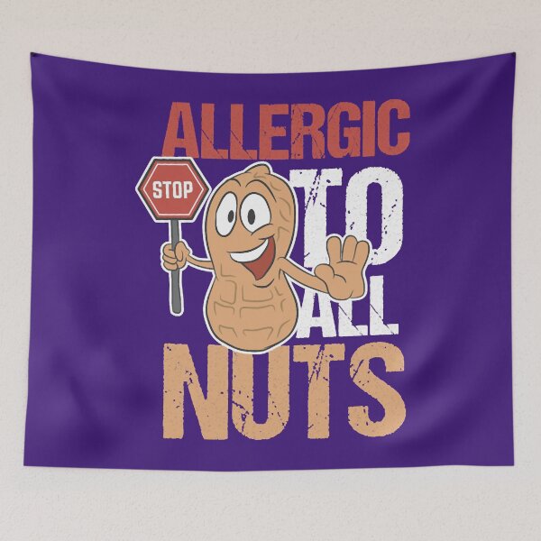 Item preview, Nuts Allergy Allergic To All Nuts Birthday Gift designed and sold by LeonatBiader.