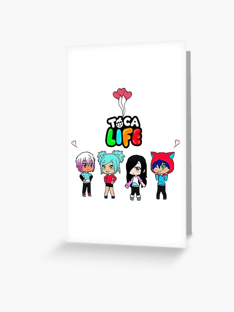 toca boca et gacha life Spiral Notebook for Sale by GeminiMoonA