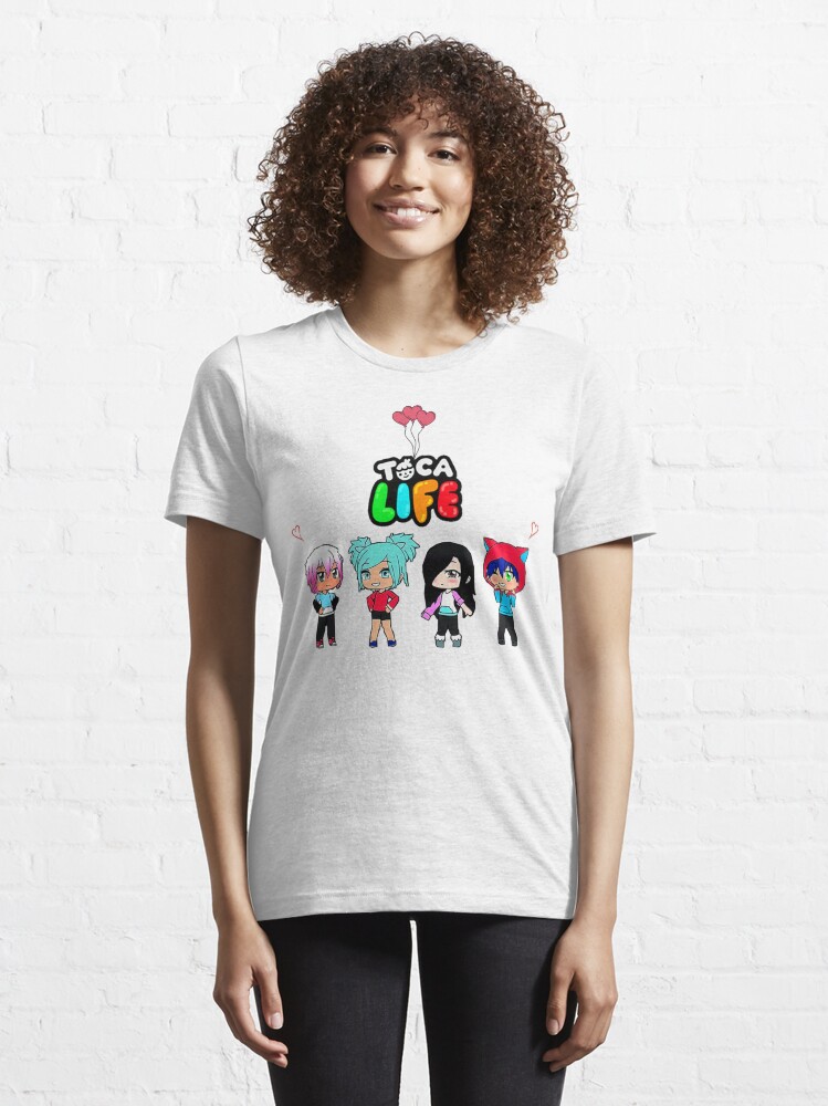 toca boca and gacha life | Kids T-Shirt