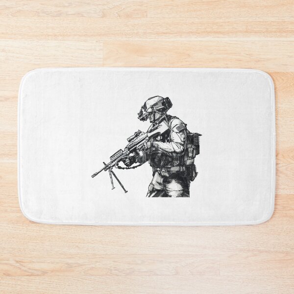 Item preview, Ranger night vision hand drawing soldier USA Falle designed and sold by LeonatBiader.