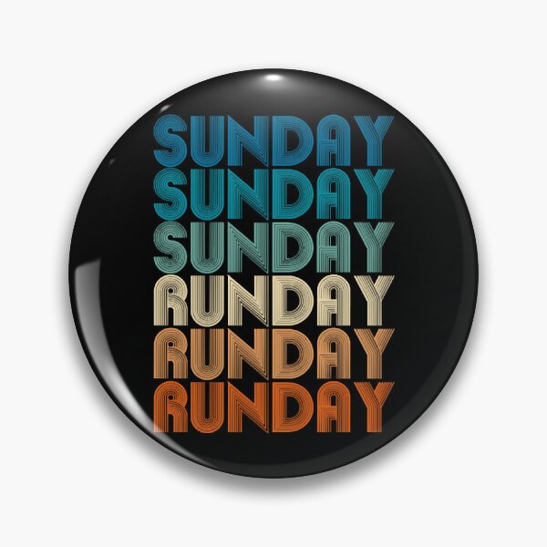 Item preview, Sunday Runday - Vintage Retro Fitness Training designed and sold by LeonatBiader.