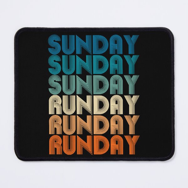 Item preview, Sunday Runday - Vintage Retro Fitness Training designed and sold by LeonatBiader.