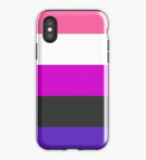 Genderfluid Pride Flag Stripe iPhone Case