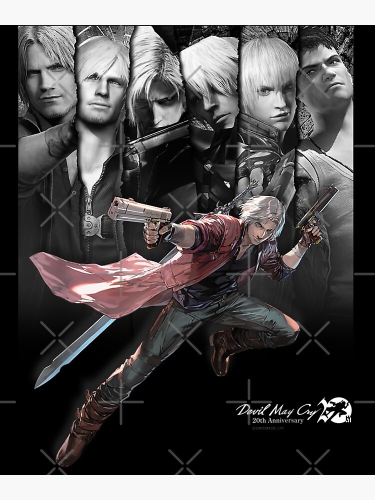 Devil May Cry Shares 20-Year Anniversary Celebratory Artwork