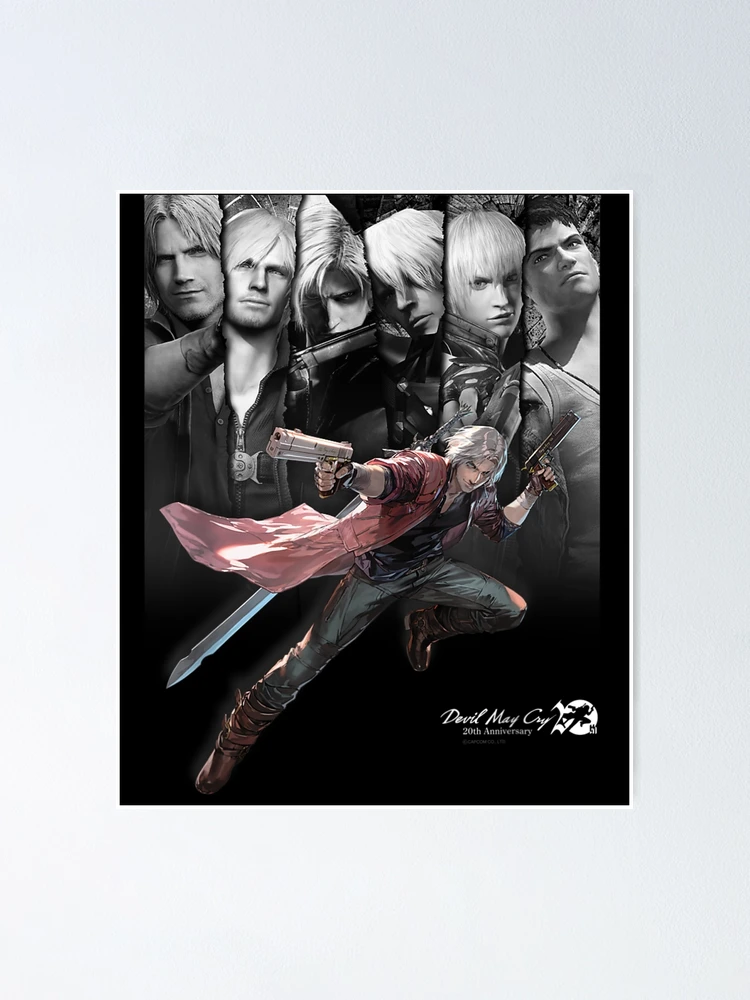 Devil May Cry Shares 20-Year Anniversary Celebratory Artwork