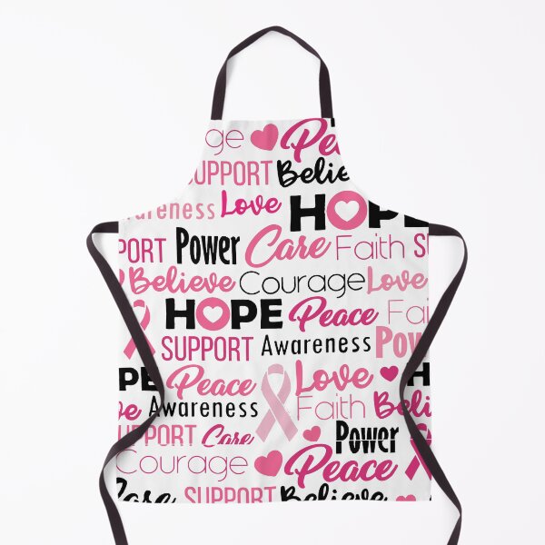 Item preview, Pink & Black Breast Cancer Text Typography Symbol Pattern designed and sold by WearWolfDesigns.