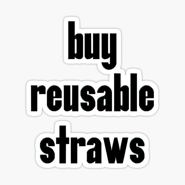 5925 Reusable straws are perfect for kids' summer parties. Plastic