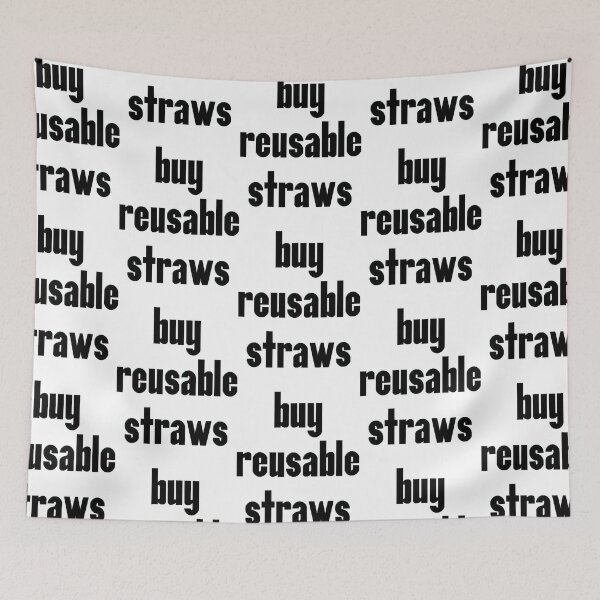 Item preview, Buy Reusable Straws Eco Friendly Zero Waste  designed and sold by Paxta7Wz.