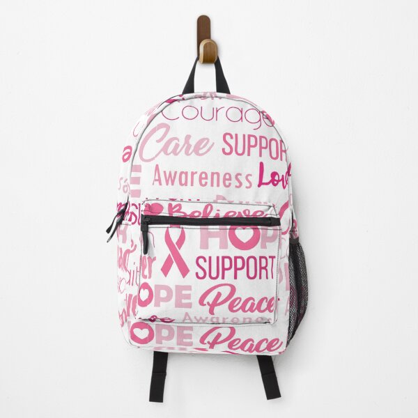 Item preview, Pink Breast Cancer Text Typography Symbol Pattern designed and sold by WearWolfDesigns.