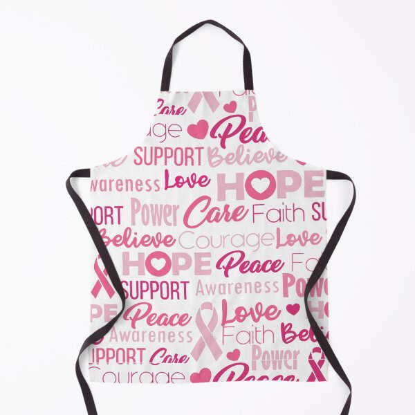 Item preview, Pink Breast Cancer Text Typography Symbol Pattern designed and sold by WearWolfDesigns.