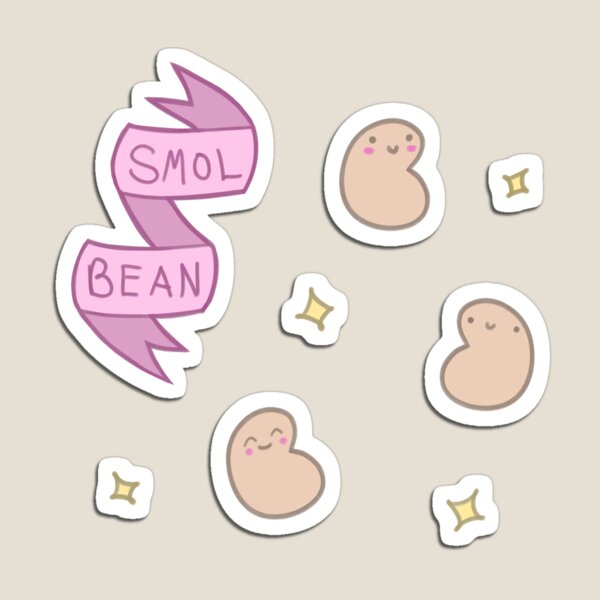 Kawaii Small Smol Tumblr Bean | Sticker