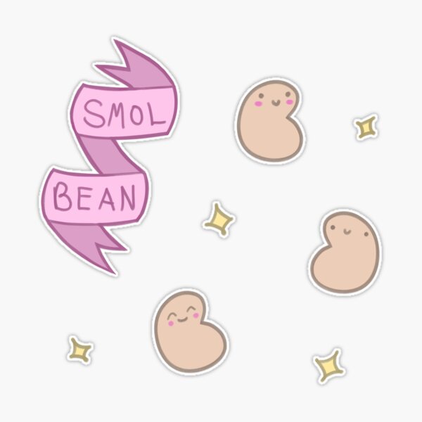 Kawaii Small Smol Tumblr Bean | Sticker