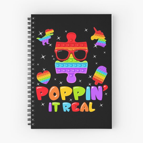 Item preview, Popping It Real Pop It Fidget Colorful Birthday Unicorn Dinosaur designed and sold by Master Jay.