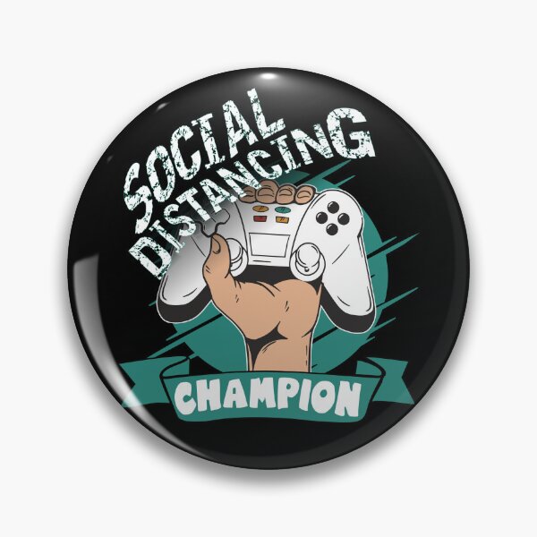 Item preview, Gamer Social Distancing Funny Zocker Saying designed and sold by Merchandiser099.