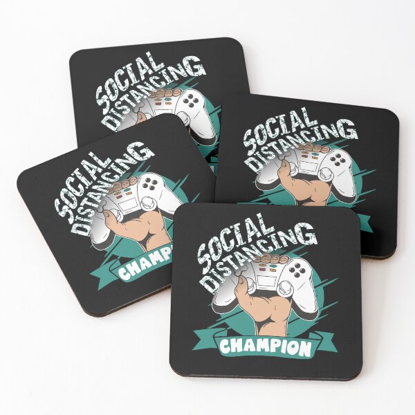 Item preview, Gamer Social Distancing Funny Zocker Saying designed and sold by Merchandiser099.