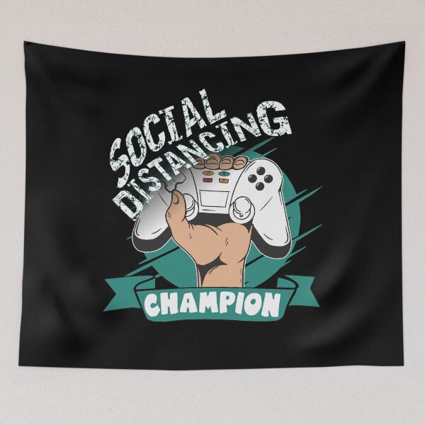 Item preview, Gamer Social Distancing Funny Zocker Saying designed and sold by Merchandiser099.