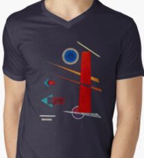 Mächtiges Rot. 1928 von Wassily Kandinsky Men's V-Neck T-Shirt