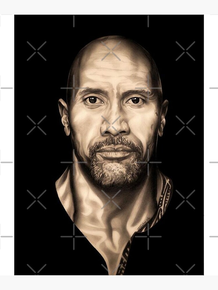 The Rock - Dwayne Johnson - pop art portraits and others - Digital