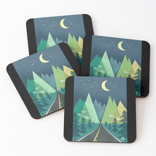 Item preview, the Lon Road at Night designed and sold by SochiKataji.