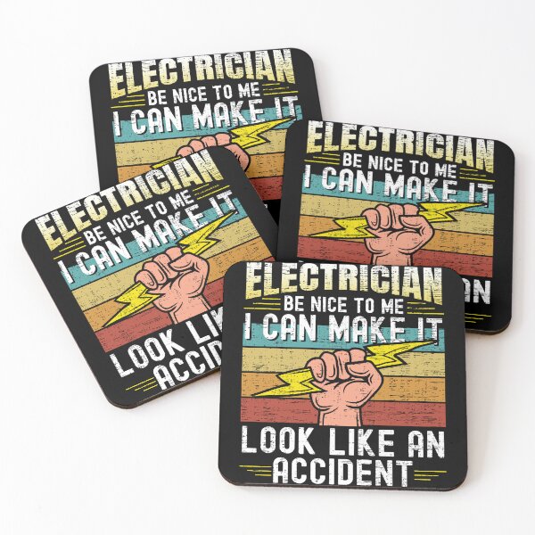 Item preview, Funny Electrician Retro Vintage Professional Electrician designed and sold by retrodesigner14.
