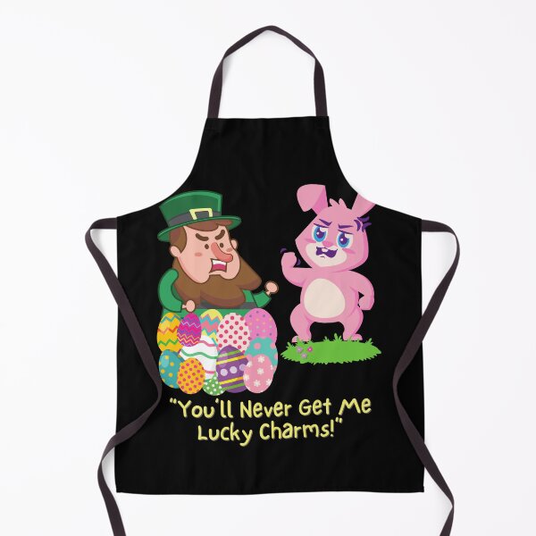 Item preview, Mad Easter Bunny fights Leprechaun designed and sold by Wearablepsa.