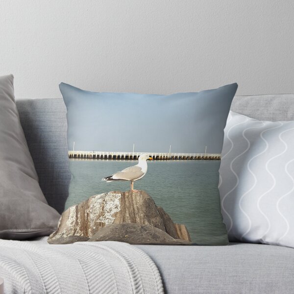 Seagull Throw Pillow