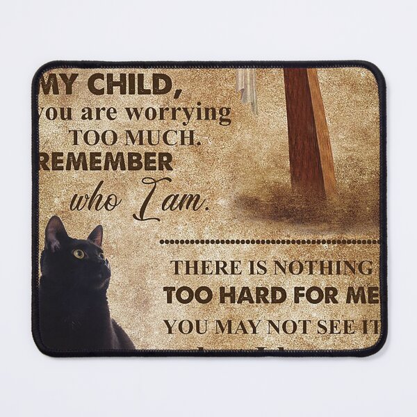 Item preview, Black Cat god is saying to you for cat lover   designed and sold by SaoirseNeid.