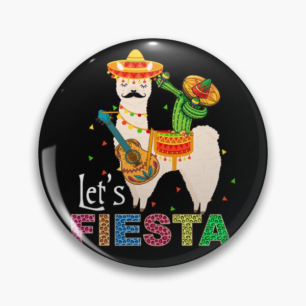 Artikelvorschau, Lets Fiesta Lama Cinco De Mayo Cactus Sombrero Maracas entworfen und verkauft von alice12S56.