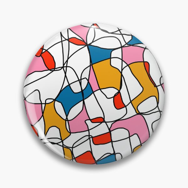 Item preview, Scribble Color Abstract Pop Art  designed and sold by lucybrownlane.