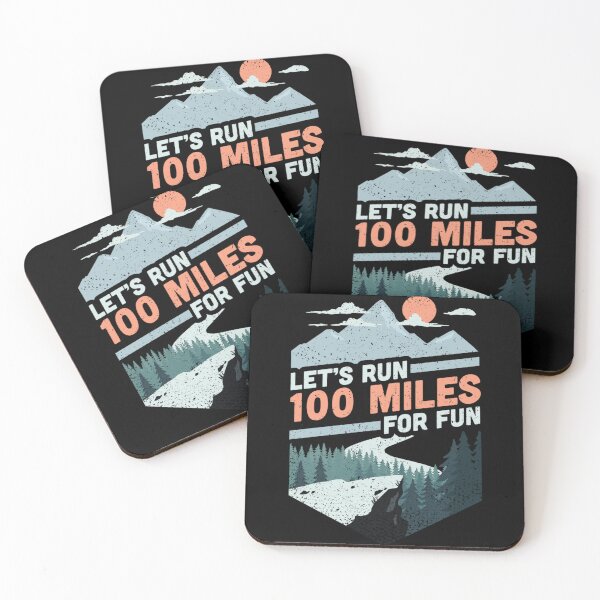 Item preview, Lets run 100 miles ultrarunning ultra trail runner  designed and sold by alice12S56.