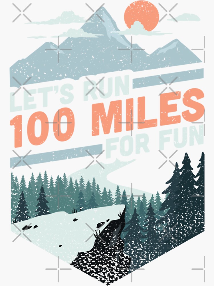 Ultra Runner Marathon UltraRunner 100K In White Sticker Decal Or Car Magnet - Foto 11