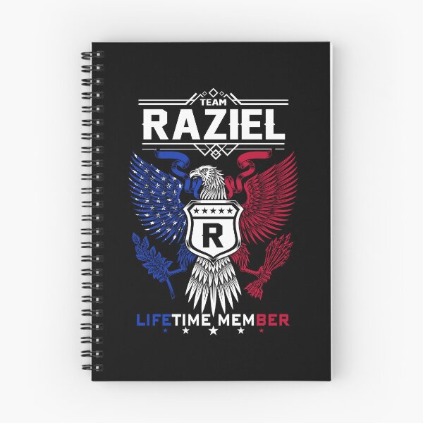Artikelvorschau, Raziel Name T-Shirt - Raziel Eagle Lifetime Member Gift Item Tee entworfen und verkauft von masondilla.