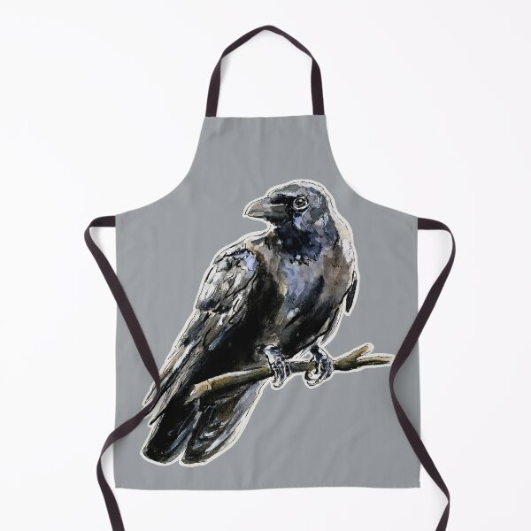 Item preview, Carrion Crow Watercolor designed and sold by PainAndBrushes.