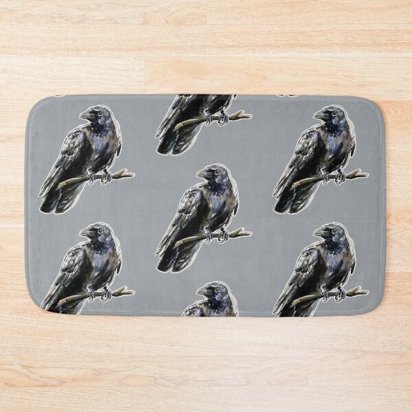 Item preview, Carrion Crow Watercolor designed and sold by PainAndBrushes.