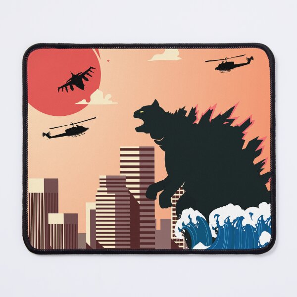 Item preview, Catzilla Cat Rising from The Sea Black Cat-Zilla King of Monsters designed and sold by smtrbd.