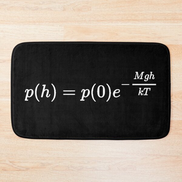 Item preview, pressure of an isothermal atmosphere dark version designed and sold by NoetherSym.