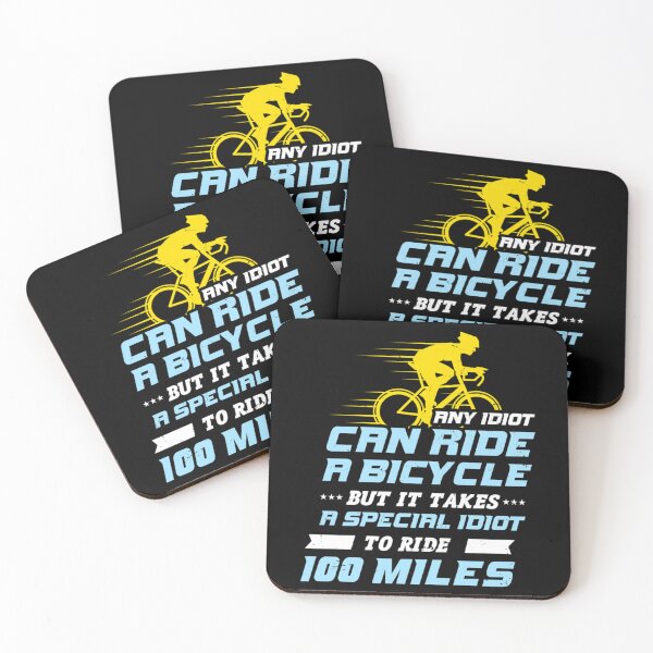 Item preview, Any Idiot Can Ride A Bicycle But It Takes A Special Idiot To Ride 100 Miles Classic T-Shirt designed and sold by samirdari7.