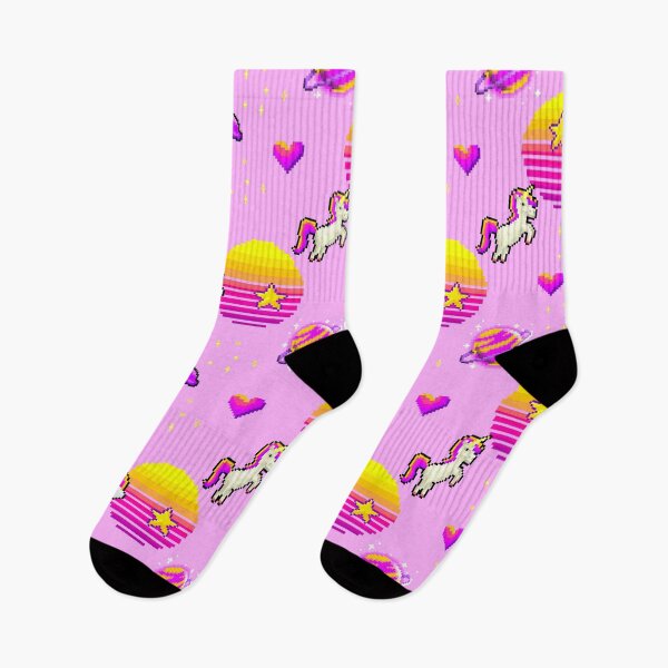 Item preview, Cute Pink Themed Pixel Art Magical Seamless Pattern  designed and sold by GO SHIRT-TEE.