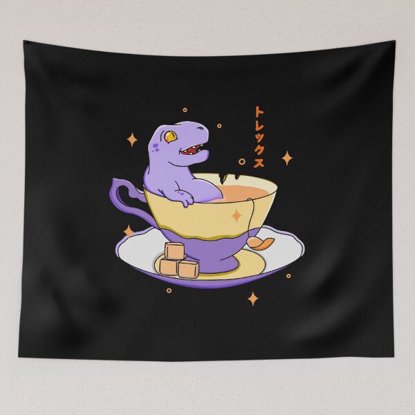 Item preview, Kawaii Tea Rex Teatime designed and sold by Kimprut.