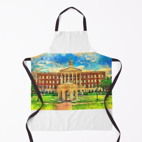 Item preview, The Laura Lee Blanton Student Services Building with the Centennial Quadrangle, SMU, in Dallas designed and sold by NickoPrints.