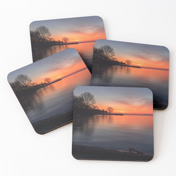 Item preview, Soft Velvet - Colorful Dawn on Lake Ontario in West End Toronto designed and sold by Georgia Mizuleva.