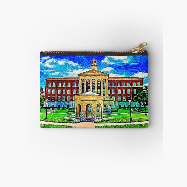 Item preview, The Laura Lee Blanton Building with the Centennial Quadrangle - impressionist painting designed and sold by NickoPrints.