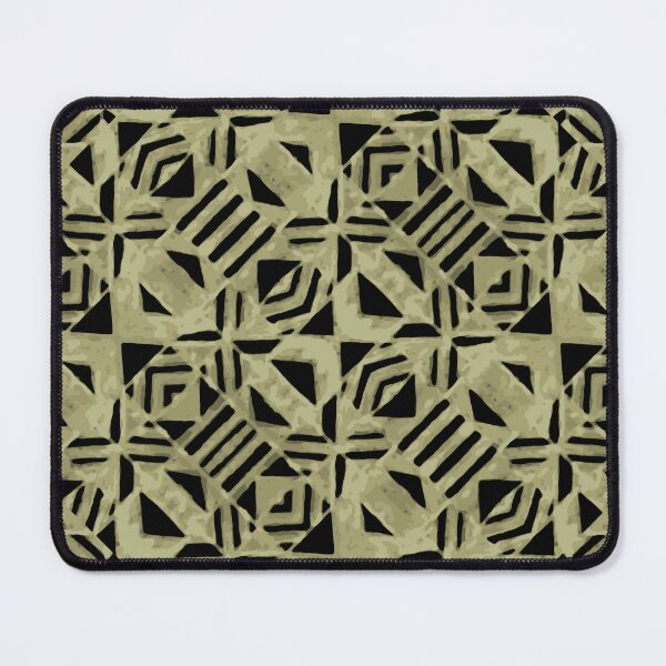 Item preview, Gold and Black Linear Geometric Pattern designed and sold by DFLC Prints.