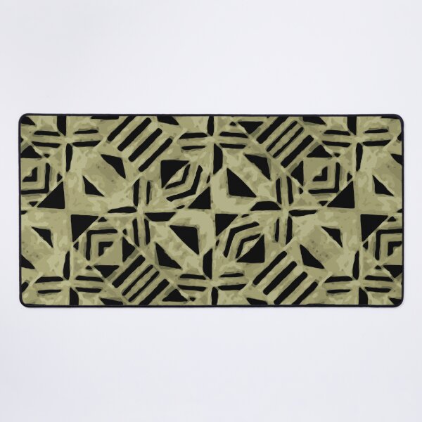 Item preview, Gold and Black Linear Geometric Pattern designed and sold by DFLC Prints.