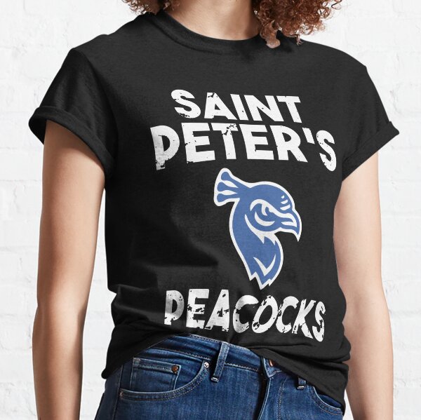 Saint Peters T Shirt Saint Peters Mascot Head - ONLINE ONLY: Saint Peter's  University