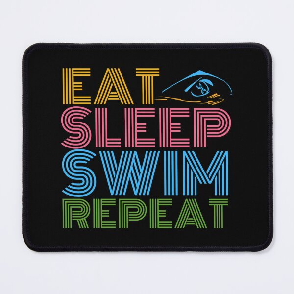 Item preview, Eat Sleep Swim Repeat Classic T-Shirt designed and sold by ethenfran6.