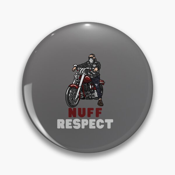 Item preview, Nuff Respect Motorcyclist  Cool Helmet sticker designed and sold by M-Infinite.