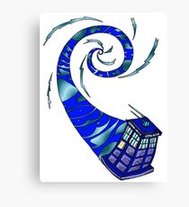 Timey Wimey Wibbly Wobbly Canvas Print